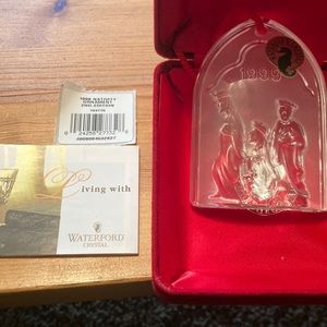 Waterford Crystal ornament 1999 Nativity. 2nd Edition